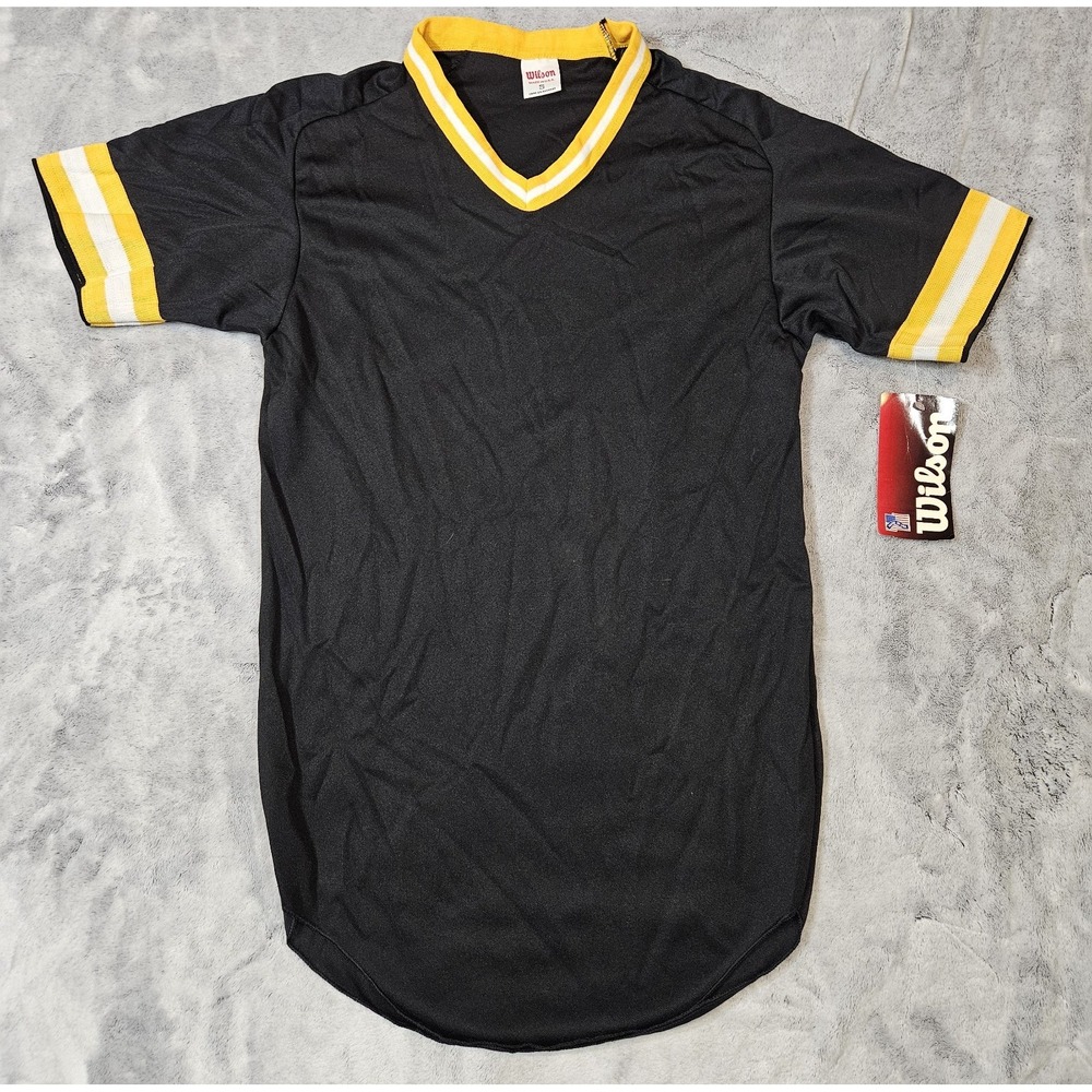 Vintage Wilson Practice Football Jersey Men's Size Small Black/Yellow